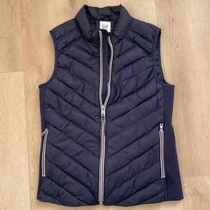 Gap blue puffer vest